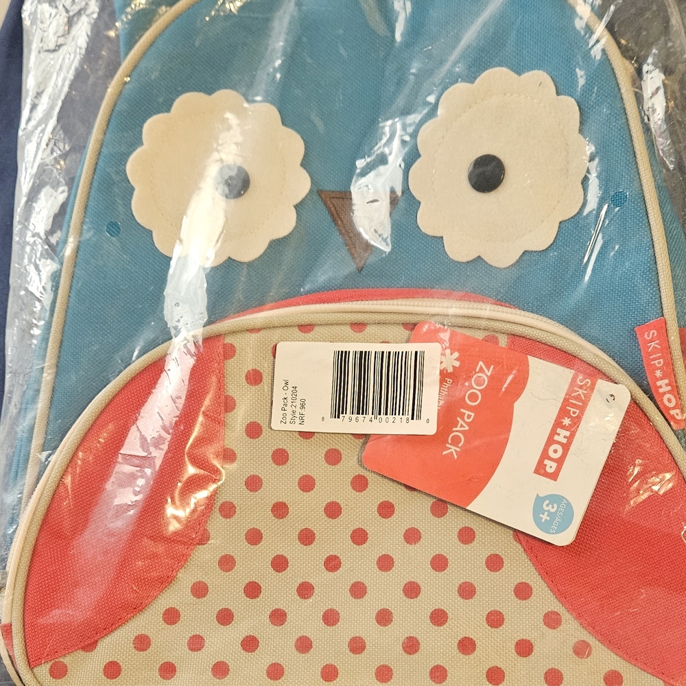 Skip Hop Kids Owl Backpack - Blue and Red